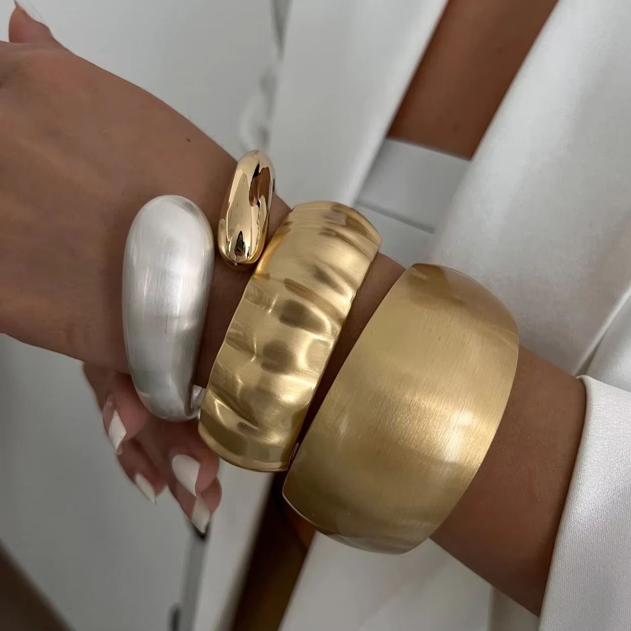 Streetwear Brand Accessories - KunJoe, 6 estilos, nuevos brazaletes geométricos