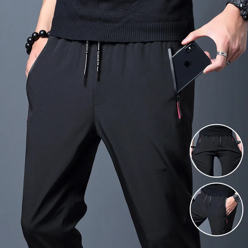 Streetwear Brand Joggers - Pantalones informales para hombre, pantalones elásticos
