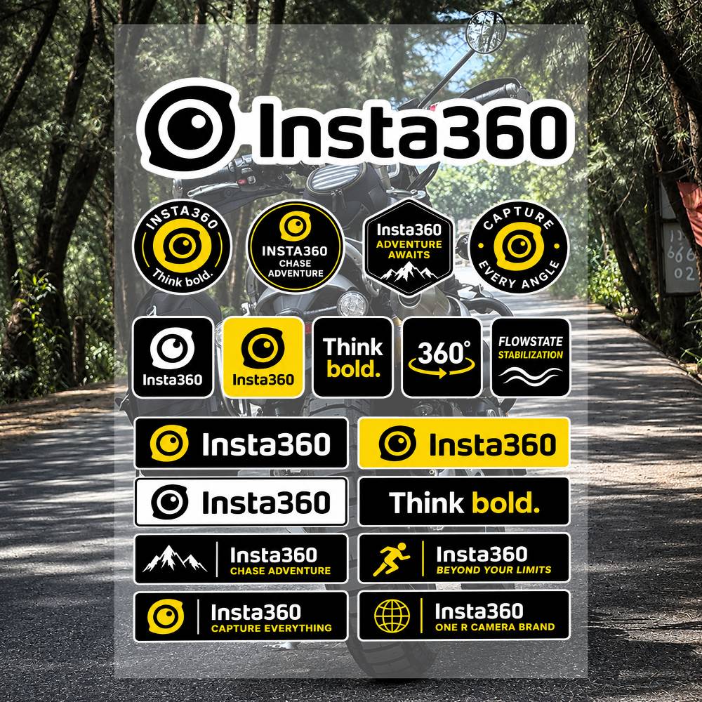 Streetwear Brand Accessories - A-I-Insta-A 3-360 Juego de Pegatinas de