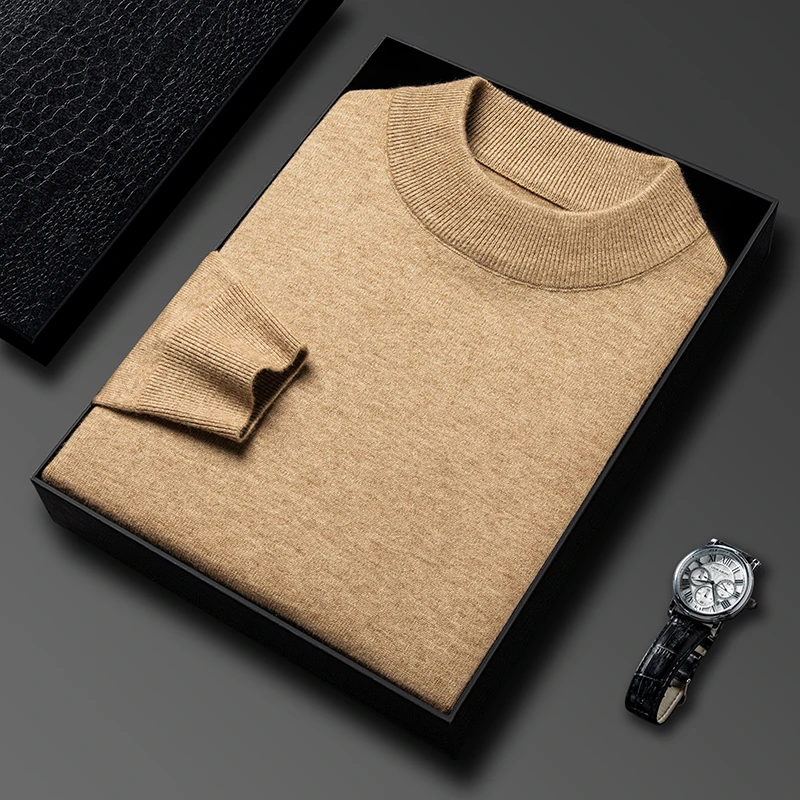 Streetwear Brands - Suéter de punto de medio cuello
