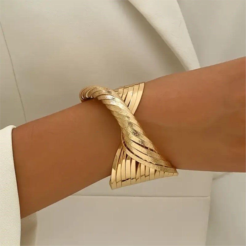 Streetwear Brand Accessories - Brazalete con diseño de línea trenzada