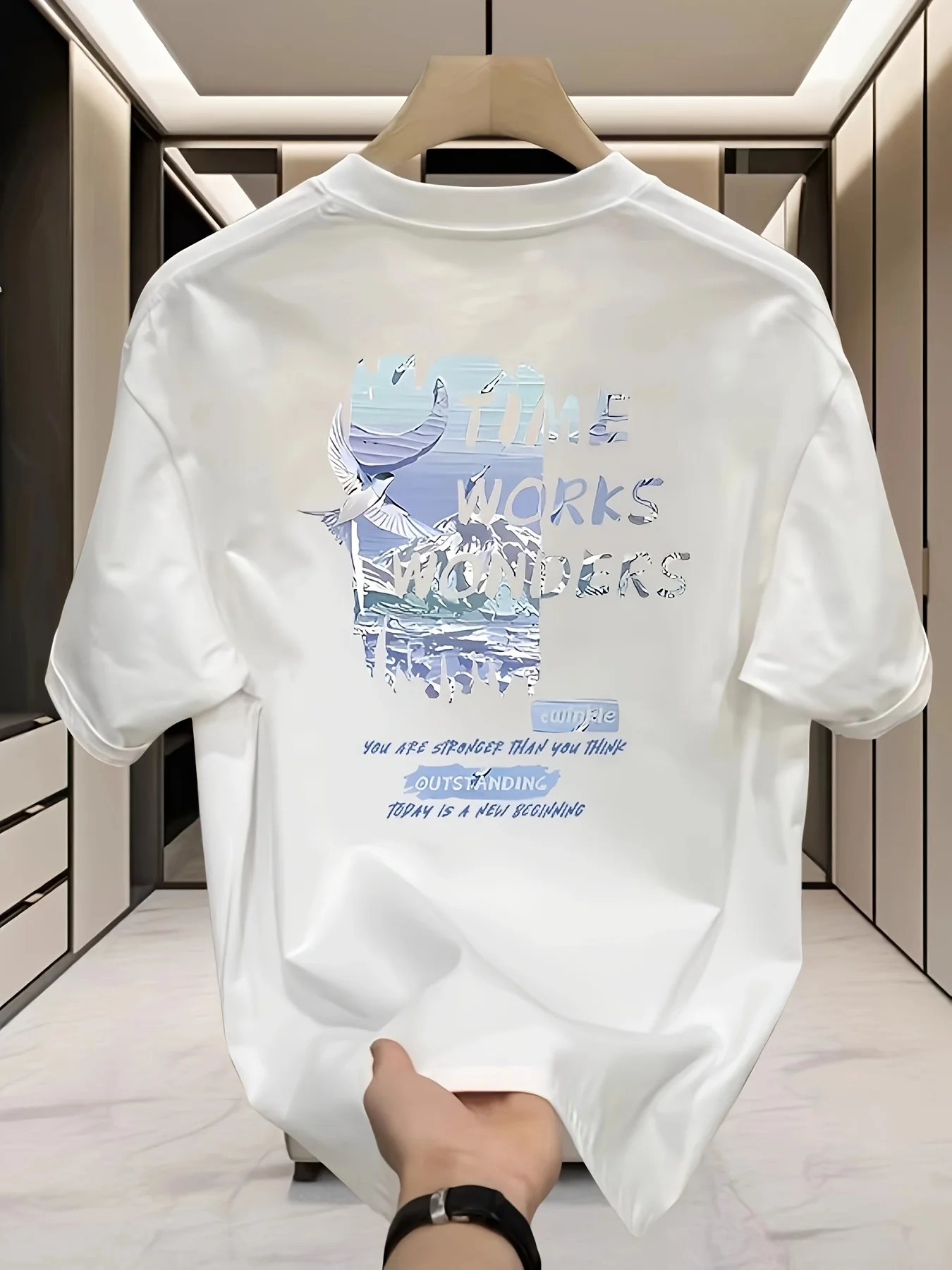 Streetwear Brand Aesthetic - Camiseta Oversize de Algodón Unisex de