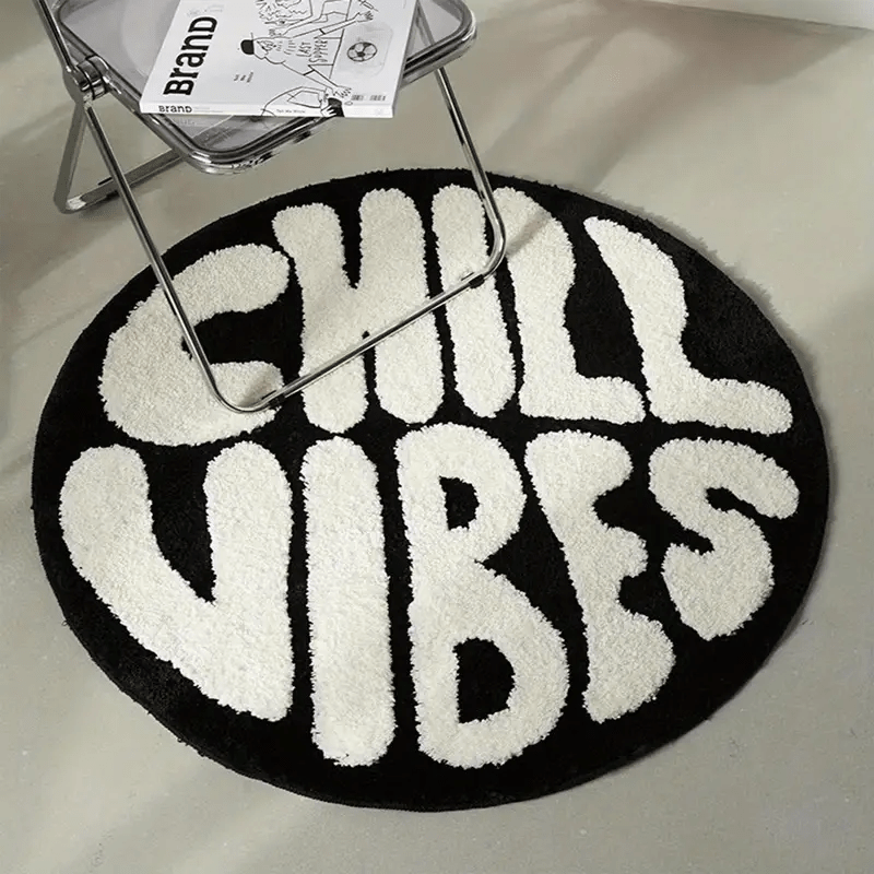 Streetwear Brand Home Decor - Alfombra Redonda de la Marca Americana