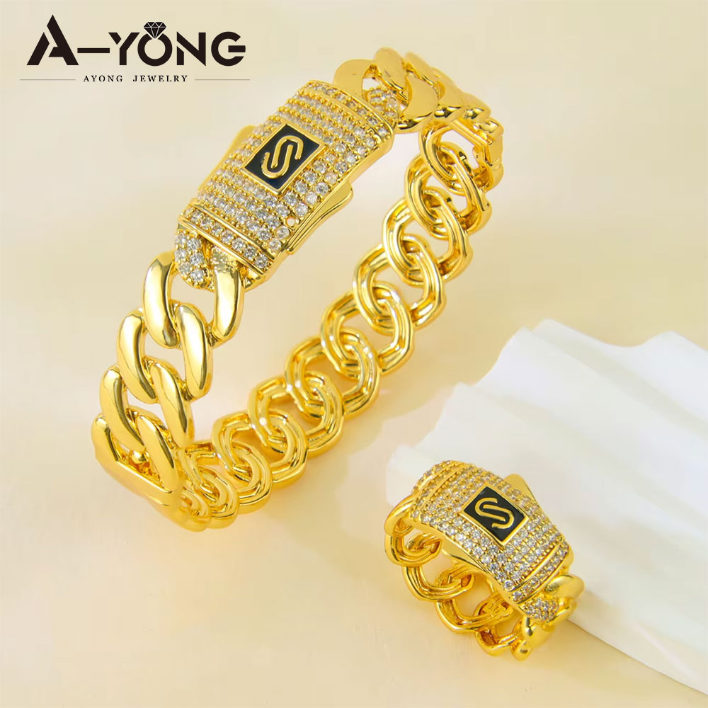 Streetwear Brand Accessories - Conjunto de Joyería de Circonia Estilo