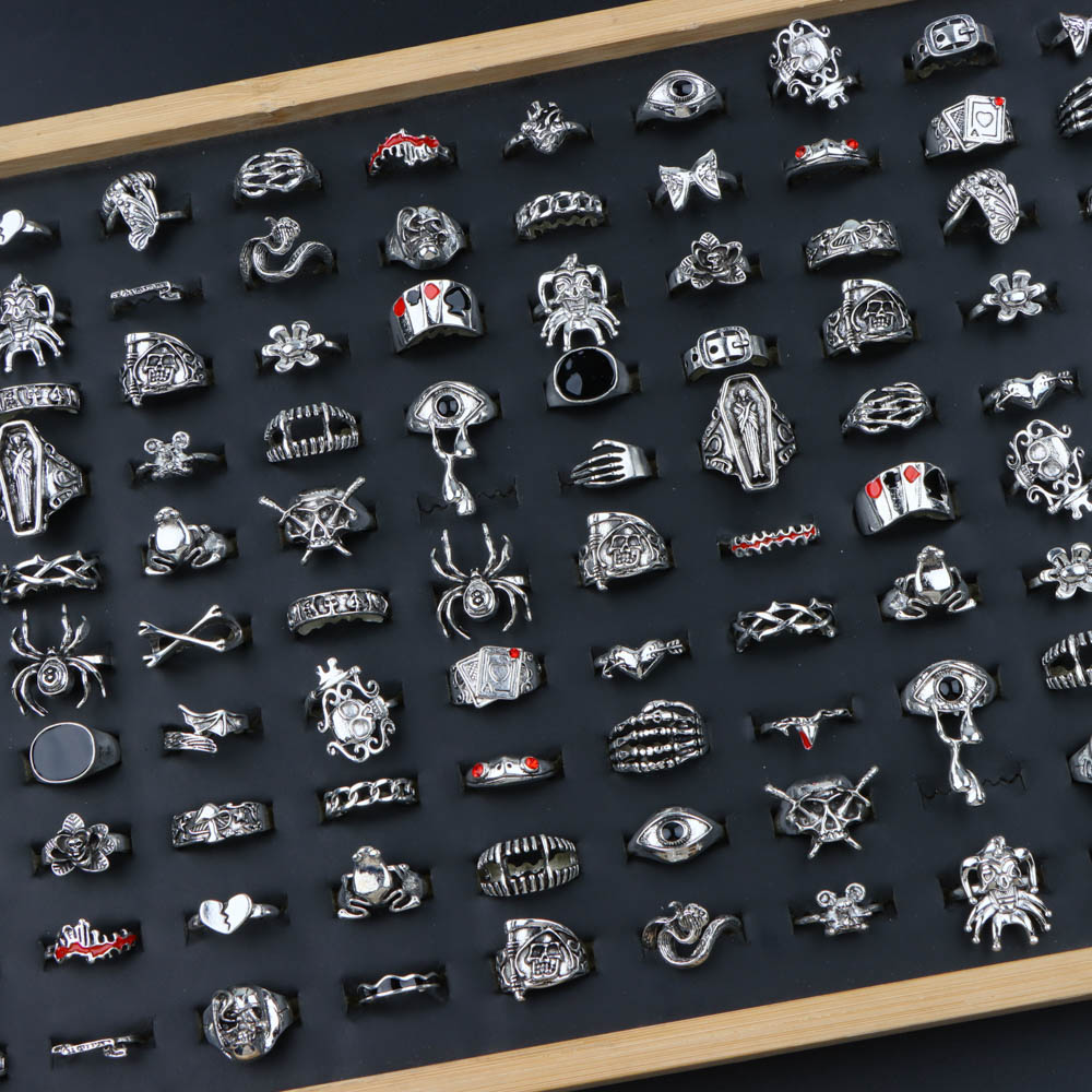 Streetwear Brand Accessories - Lote de 10/20/30/50 piezas de anillos