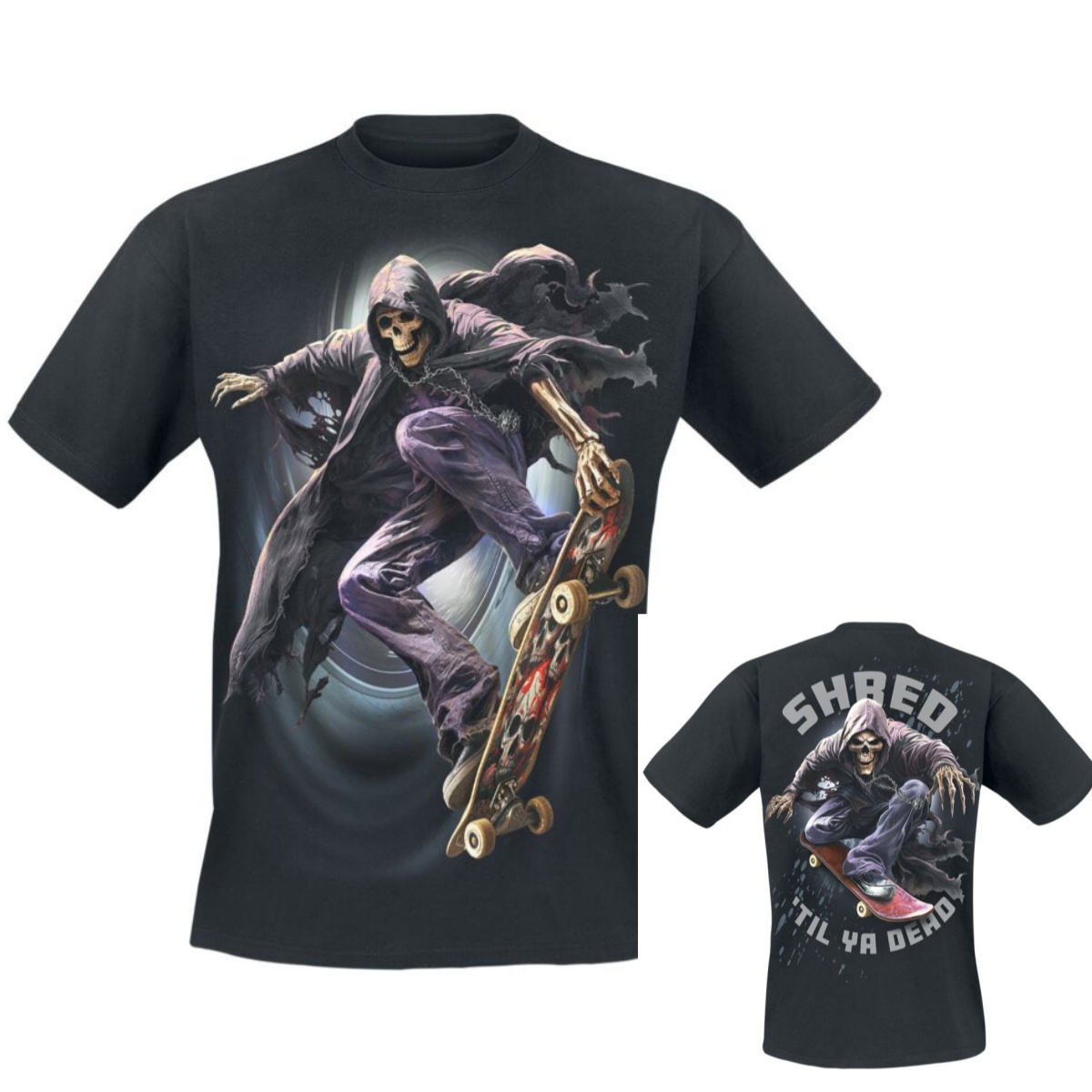 Camiseta Riff Burner Dark Goth - Gothic Streetwear Brand reseña y precio