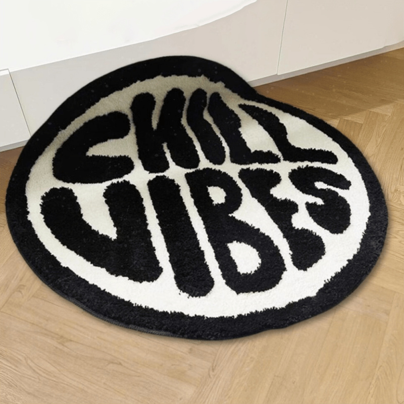 Alfombra Redonda de la Marca A - Streetwear Brand Home Decor reseña y precio