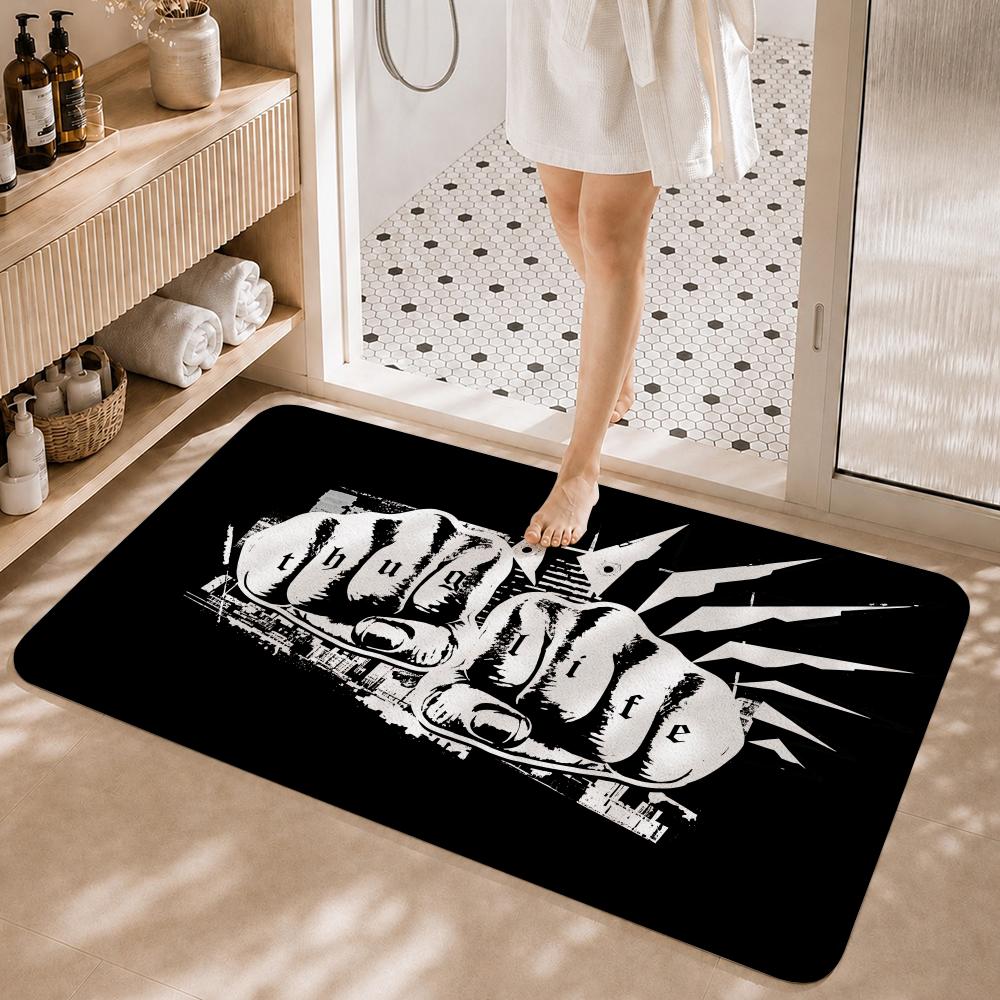 Alfombra decorativa antidesliz - Streetwear Brand Home Decor reseña y precio