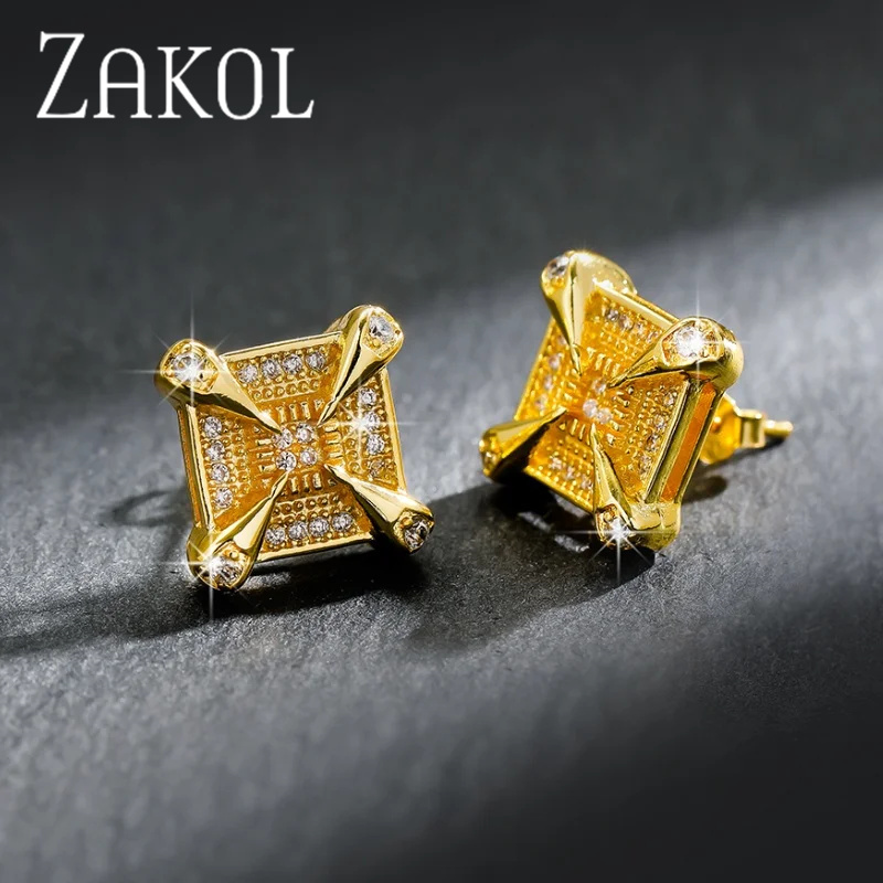 ZAKOL, pendientes de tuerca de - Streetwear Brand Accessories reseña y precio