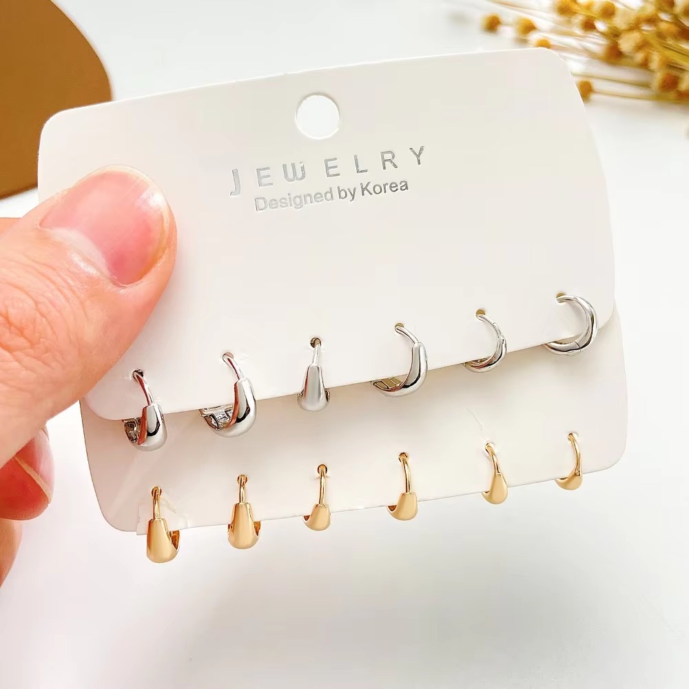 Pendientes de aro elipse geomé - Streetwear Brand Accessories reseña y precio